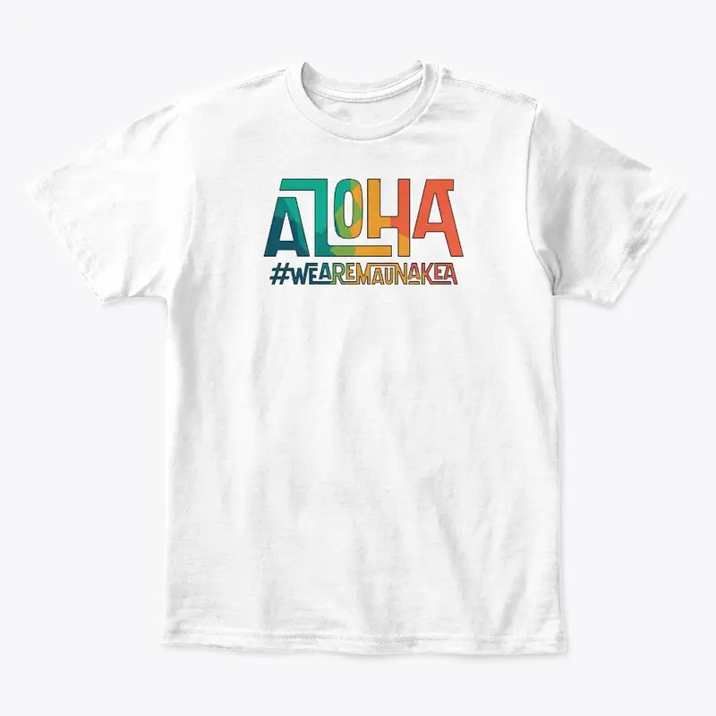 Aloha Mauna Kea Shower Curtain